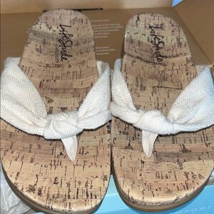 Life Stride Women's Tan Knotted Sandals